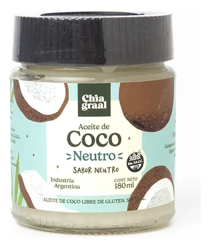 CHIA GRAAL ACEITE DE COCO NEUTRO X 180ml