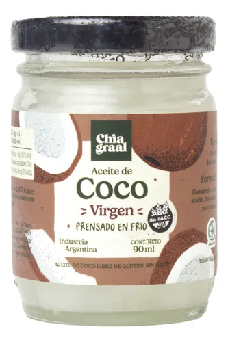CHIA GRAAL ACEITE DE COCO VIRGEN x 90 gr